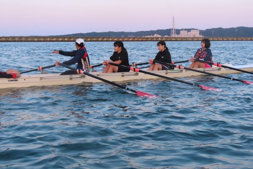 七尾高校ボート部との交流がありました | Kanazawa univ. Rowing Club